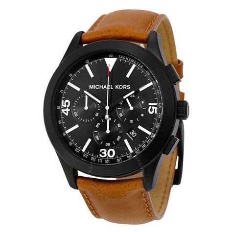 michael kors men's gareth brown watch mk8450|Men's Brown Leather Watches .